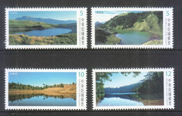 Taiwan 2017 S#4340-4343 Alpine Lakes MNH Mountain Lake - Unused Stamps