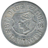 ALLEMAGNE - LAUINGEN - 50.1 - Monnaie De Nécessité - 50 Pfennig 1918 - Notgeld