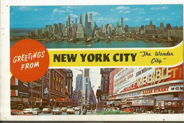 CPSM, USA. N°2066410. New-York City, The Wonder City......NY, Ed. Dexter , 1976, Avec Timbres - Multi-vues, Vues Panoramiques