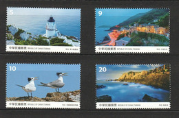 Taiwan 2017 S#4371-4374 Scenery - Matsu MNH Lighthouse Bird Chinese Crested Tern - Unused Stamps