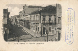 Porto Alegre Rua Dos Andradas  Joao Mayer  Used 1901 To Malines Belgium - Porto Alegre