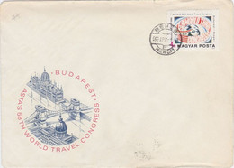 W0906- BUDAPEST WORLD TRAVEL CONGRESS SPECIAL COVER, 1989, HUNGARY - Covers & Documents