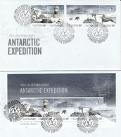 AAT 2013 Australian Antarctic Expedition 5v + M/s FDC (AAT1 159) - FDC