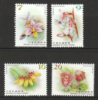 Taiwan 2018 S#4433-4436 Wild Orchids MNH Flora Flower Orchid - Unused Stamps