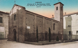 FAENZA -  CHIESA S.BARTOLOMEO - Faenza