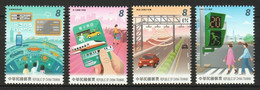 Taiwan 2019 Intelligent Transportation MNH Automobile Bus Bicycle Train Ship Aircraft Computer - Unused Stamps
