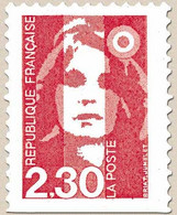 Type Marianne Du Bicentenaire. Provenant De Carnets. Deux Bandes De Phosphore. 2f.30 Rouge Y2629 - Unused Stamps