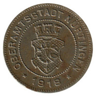 ALLEMAGNE - NÜRTINGEN - 10.2 - Monnaie De Nécessité - 10 Pfennig 1918 - Monétaires/De Nécessité