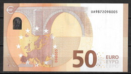 FRANCE - 50 € - UA - U038 B2 - UNC - Lagarde - 50 Euro