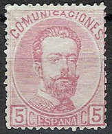 España 0118 (*) Amadeo. 1872. Sin Goma - Nuevos