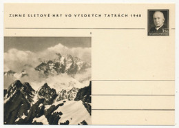 TCHECOSLOVAQUIE - Carte Postale (entier Postal) - TATRACH 1948 - Postales