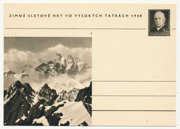 TCHECOSLOVAQUIE - Carte Postale (entier Postal) - TATRACH 1948 - Postcards