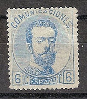 España 0119 (*) Amadeo. 1872. Sin Goma - Neufs