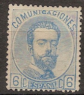 España 0119 * Amadeo. 1872. Charnela - Nuevos