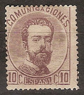 España 0120 * Amadeo. 1872. Charnela - Unused Stamps