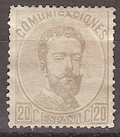 España 0123 (*) Amadeo. 1872. Sin Goma - Nuevos