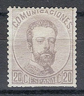 España 0123 (*) Amadeo. 1872. Sin Goma - Neufs