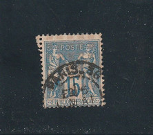 FRANCE CLASSIQUE SAGE OBLITÉRÉ  N°90  - CACHET PARIS 36  / Bd VOLTAIRE  -- REF MS - 1876-1898 Sage (Type II)
