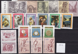 Vatican,  1976, 675/94,  MNH **,  Jahrgang  Komplett - Annate Complete