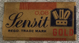 VINTAGE RAZOR BLADES ZILETI VEICOLI FAHRZEUGE SENSIT GOLD - Scheermesjes