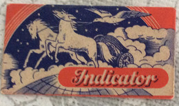 VINTAGE RAZOR BLADES ZILETI VEICOLI FAHRZEUGE INDICATOR MADE IN GERMANY - Rasierklingen