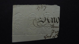 GREAT BRITAIN REVENUE SEAL ON PAPER 3 Stamps Dated 1737 - Seals Of Generality