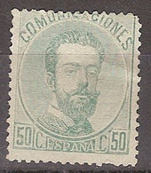 España 0126 (*) Amadeo. 1872. Sin Goma. - Neufs