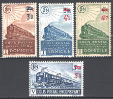 Francia 1943 Pacchi Postali Unif.204/07 */MH VF/F - Nuovi