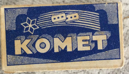 VINTAGE RAZOR BLADES ZILETI VEICOLI FAHRZEUGE KOMET MADE IN GERMANY - Scheermesjes