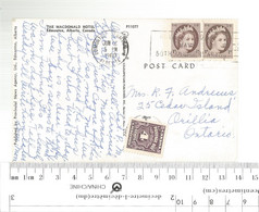 Canada Edmonton Alberta To Orillia Ontario June 12 1960 With Scott J17 Postage Due.................Box 10 - Edmonton