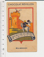 Chromo Publicitaire Chocolat Révillon Malbrough S'en Va-t-en Guerre Château-fort Chanson Chansons Françaises 230/5 - Revillon