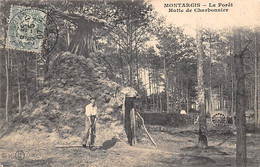 Montargis            45           La Forêt. Hutte De Charbonnier           (voir Scan) - Montargis