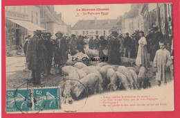 58 - MORVAN Illustré--La Foire Aux Porcs---Lamy Combin Le Couéchon Du Mitan....animé - Kirmes