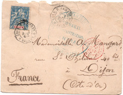 Timbre D'indochine - Lettres & Documents