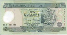 ILES  SALOMON  -  2  Dollars   2001   -- UNC  --   Polymer  -  Solomon Islands - Solomonen