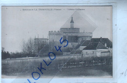 86 Environs De LA TRIMOUILLE ( Vienne ) Château Guillaume - Vue Prise Des Prés En Hiver  Côté Tours Rondes - CPA Péraud - La Trimouille