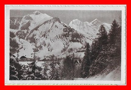 CPSM/gf (74) CONTAMINES.  Sur La Route De Contamines.  "Val Mont Joie"...N754 - Contamine-sur-Arve