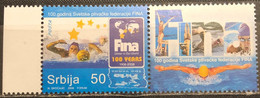 Serbia, 2008, Mi: 236 With Label (MNH) - Water-Polo