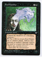 MAGIC The GATHERING  "Foul Familiar"---ICE AGE (MTG--142-7) - Autres & Non Classés