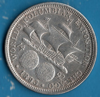 USA ½ DOLLAR 1893 "Colombian Exposition" KM# 117 Argent 900‰ Silver COLUMBIAN HALF DOLLAR - Herdenking