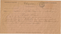 GUINEE FRANCAISE 22 JANV 1900 GUINEE FRANCAISE SUR TELEGRAMME TEXTE GUERRE DE BOERS LONDON - Lettres & Documents