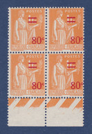 TIMBRE FRANCE N° 359 NEUF ** BLOC DE 4 BDF - Unused Stamps