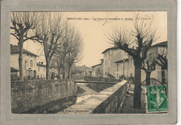 CPA - (01) MONTLUEL - Aspect Du Cours La Portelle Et La Rivière La Sereine En 1914 - Montluel