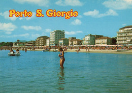 PORTO SAN GIORGIO - VEDUTA DELLA SPIAGGIA - F.G - Ascoli Piceno