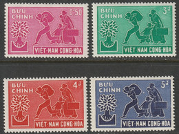 South Vietnam 1960 Sc 132-5  Set MNH** - Vietnam