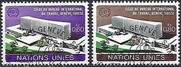 United Nations (Genova) 1974 - Mi 37/38 - YT 37/38 ( New Building Of I.A.O. ) - Gebruikt