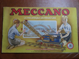 Meccano - Manuel D'instructions 5A - 1954 - Meccano