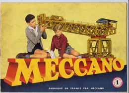 Meccano - Manuel D'instructions 1 - 1960 - Meccano