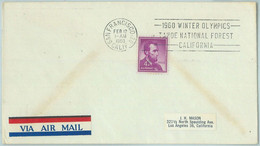 68074 - USA - POSTAL HISTORY - 1960 WINTER OLYMPIC GAMES Postmark: SAN FRANCISO - Hiver 1960: Squaw Valley