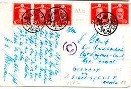 CP De Dairen Dalian Dalni Censure Reich (28.10.1945) Pour Allemagne Via Siberia CCCP - Covers & Documents